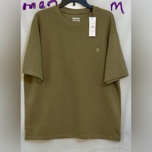 DKNY Men's Tan Short Sleeve Shirt